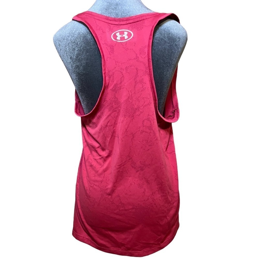 Under Armour Ladies Tank Top Heat Gear Pink Medium